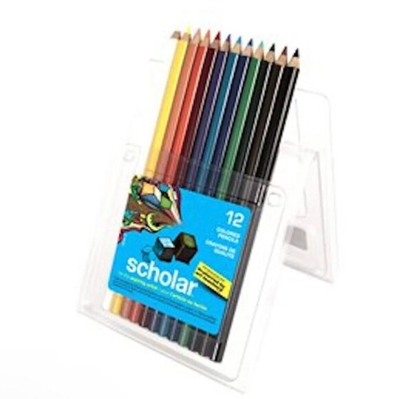 Prismacolor Scholar Colored Pencils 12 Set Bundle of 3 Artist Quality Blending - Picture 1 of 7